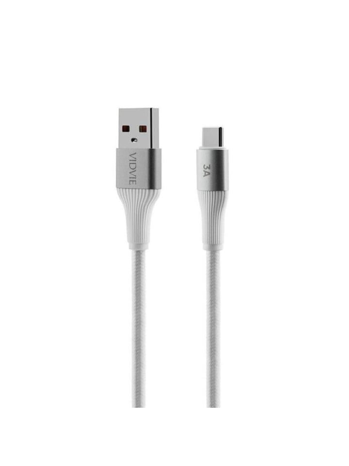 COFI 1453 Ladekabel USB - USB-C - Datenkabel 100 cm in Weiß/Silber in Weiß/Silber günstig kaufen 100