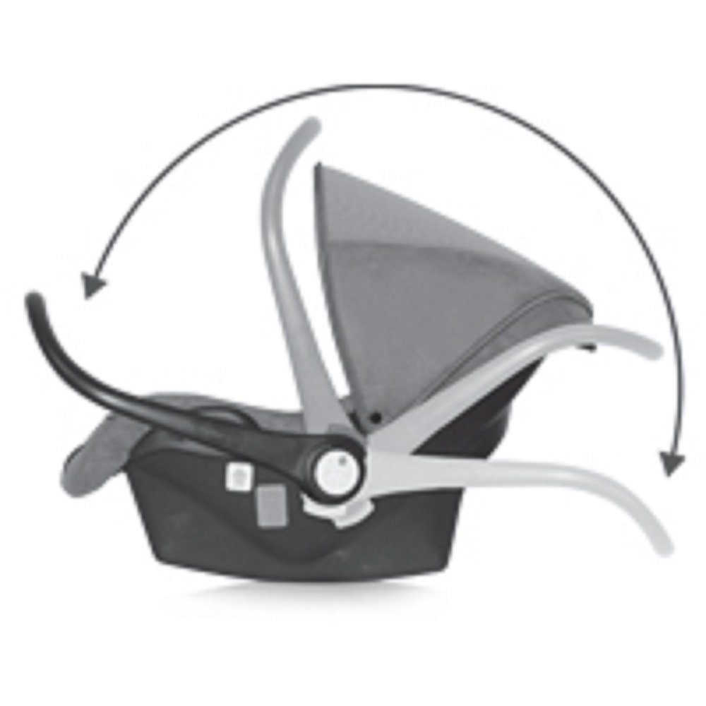 Lorelli Babyschale Babyschale Lifesaver Gruppe 0+, bis: 13 kg, (0 - 13 kg), Sonnendach, Fußabdeckung