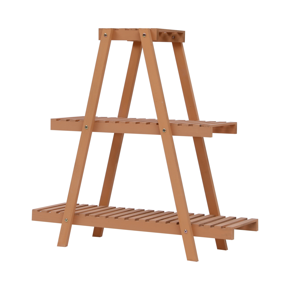 Happy Home Happy Home Pflanzenregal aus Holz WPS02-HOL Holz