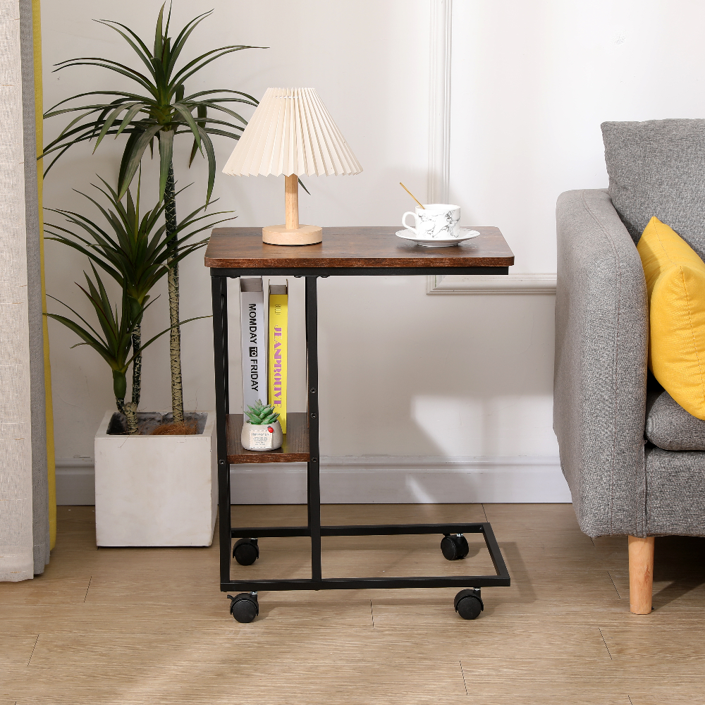 Happy Home Beistelltisch Servierwagen mit Rollen HWT53-HOL