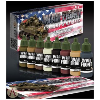 US Army and Marines Paint Set