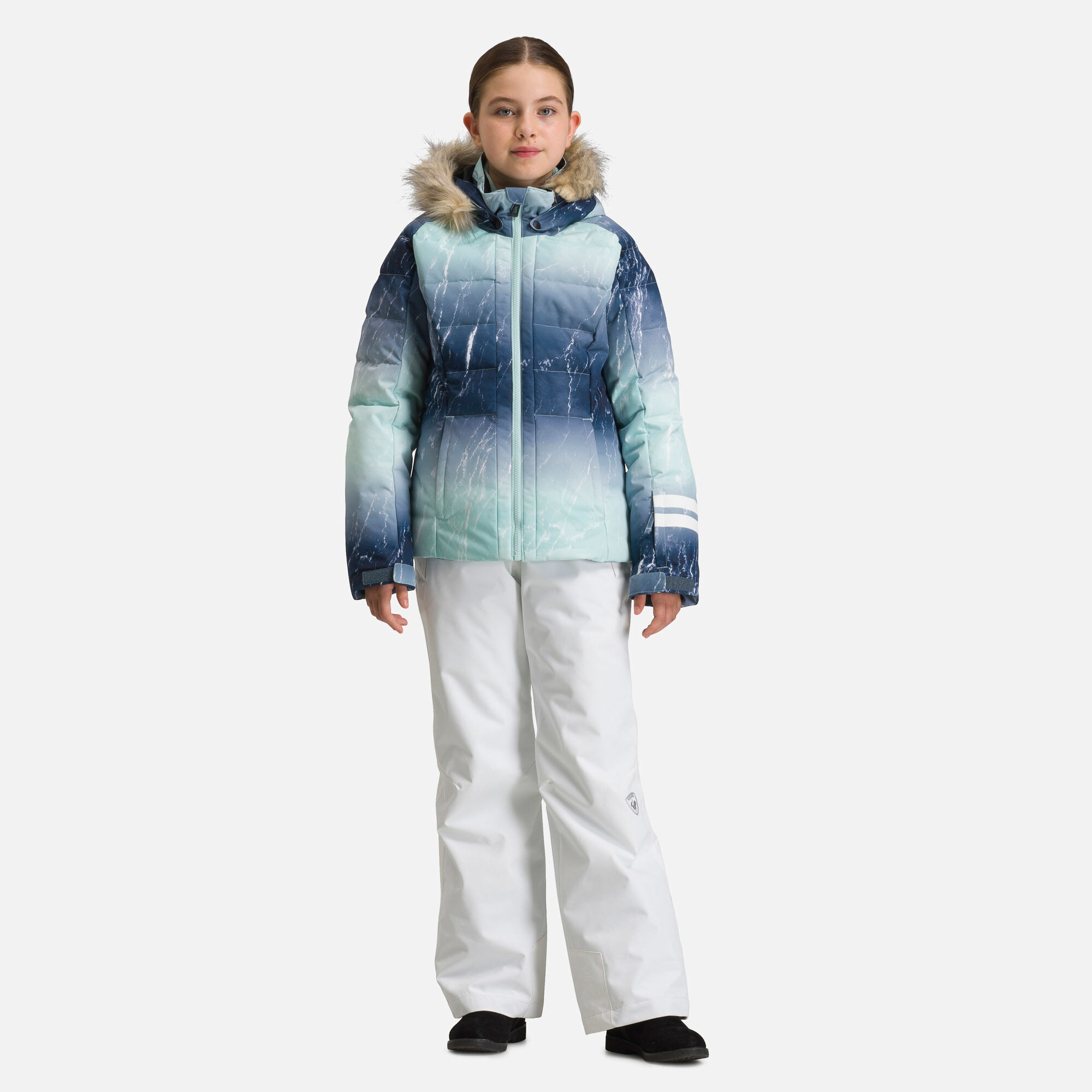 Veste de ski imprimée Polydown Fille
