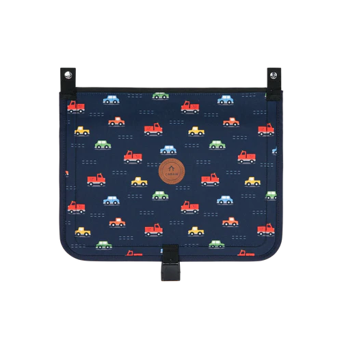 Discover Small Maranello navy blue schoolbag with flap