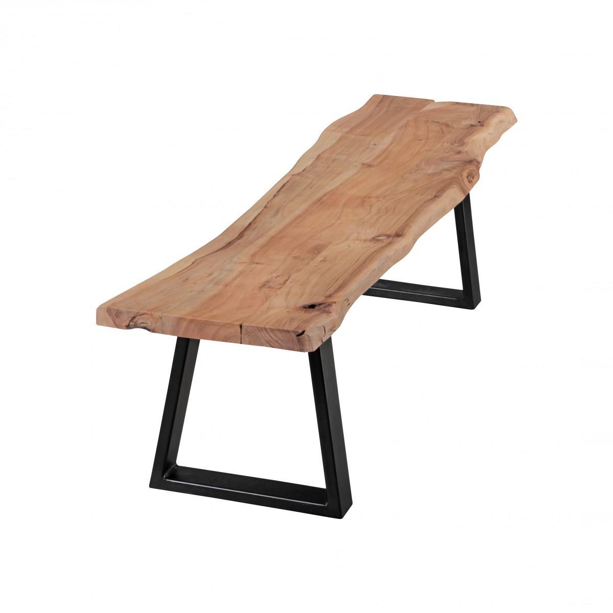 Wohnling Esszimmerbank GAYA Massivholzbank Akazie 180 x 40 cm