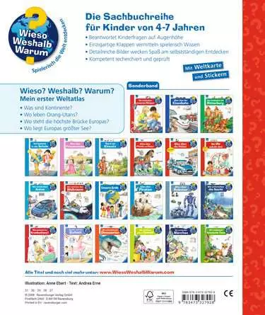 Ravensburger Wieso? Weshalb? Warum? Mein erster Weltatlas