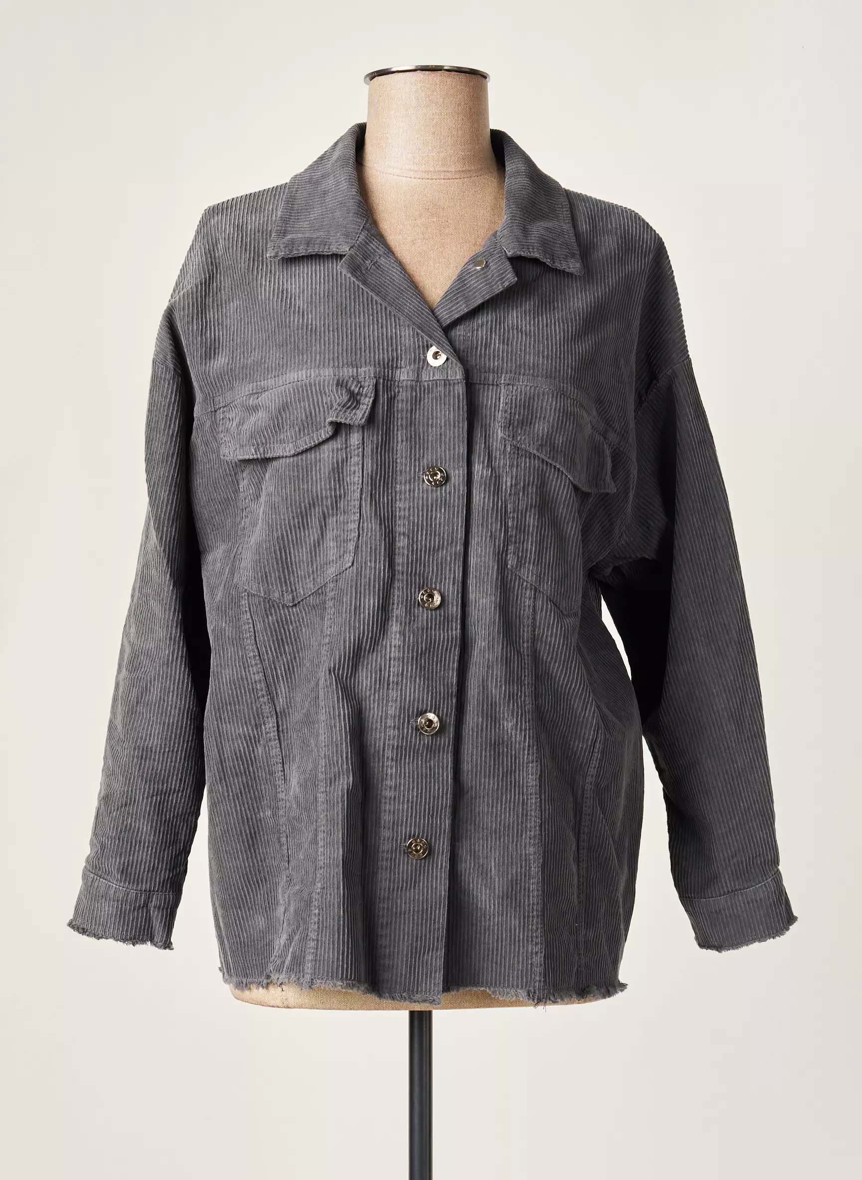 Bobbie Bob Vestecasual Femme couleur gris