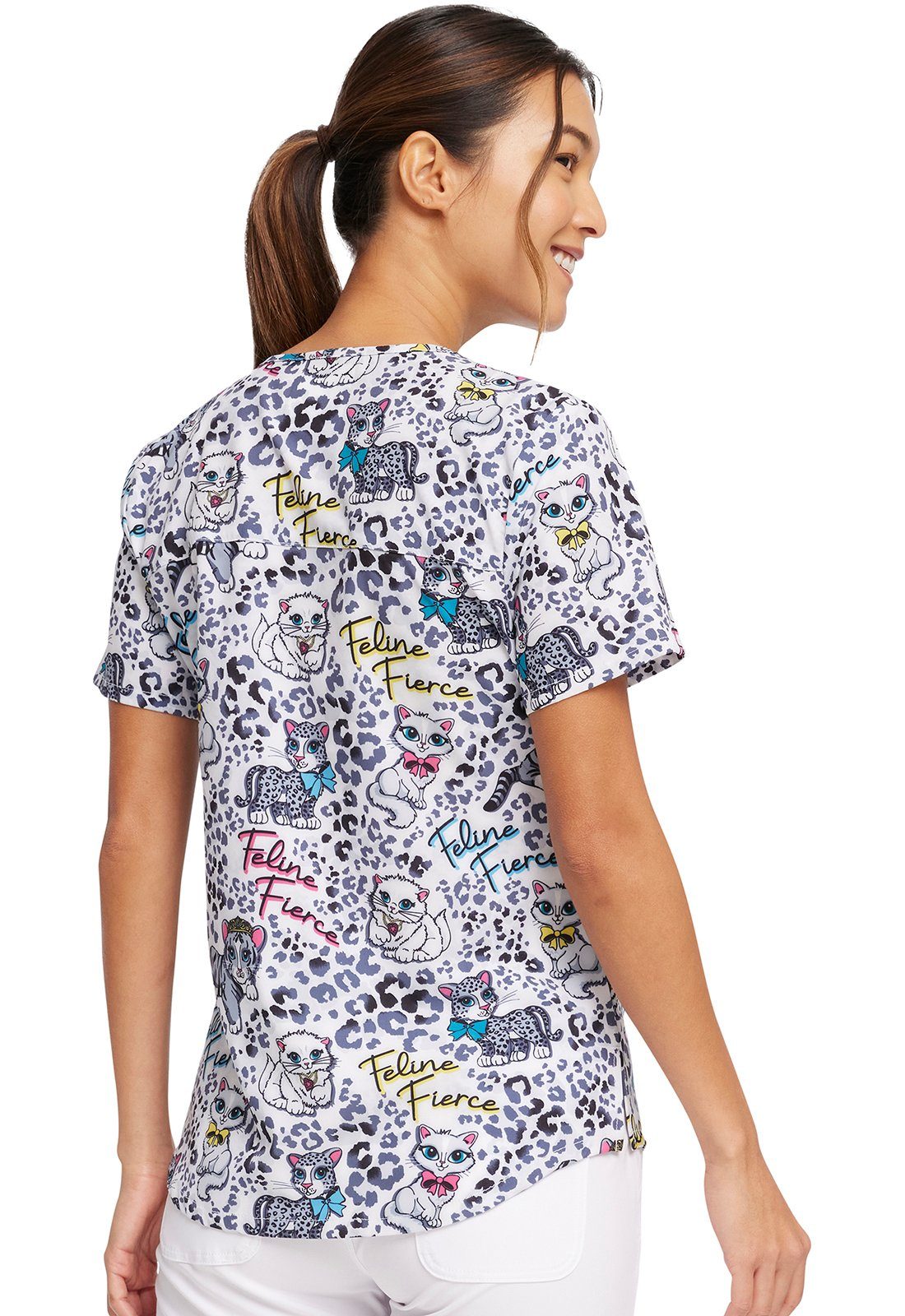 Cherokee Funktionsbluse Bunt bedruckter Damen Kasack 