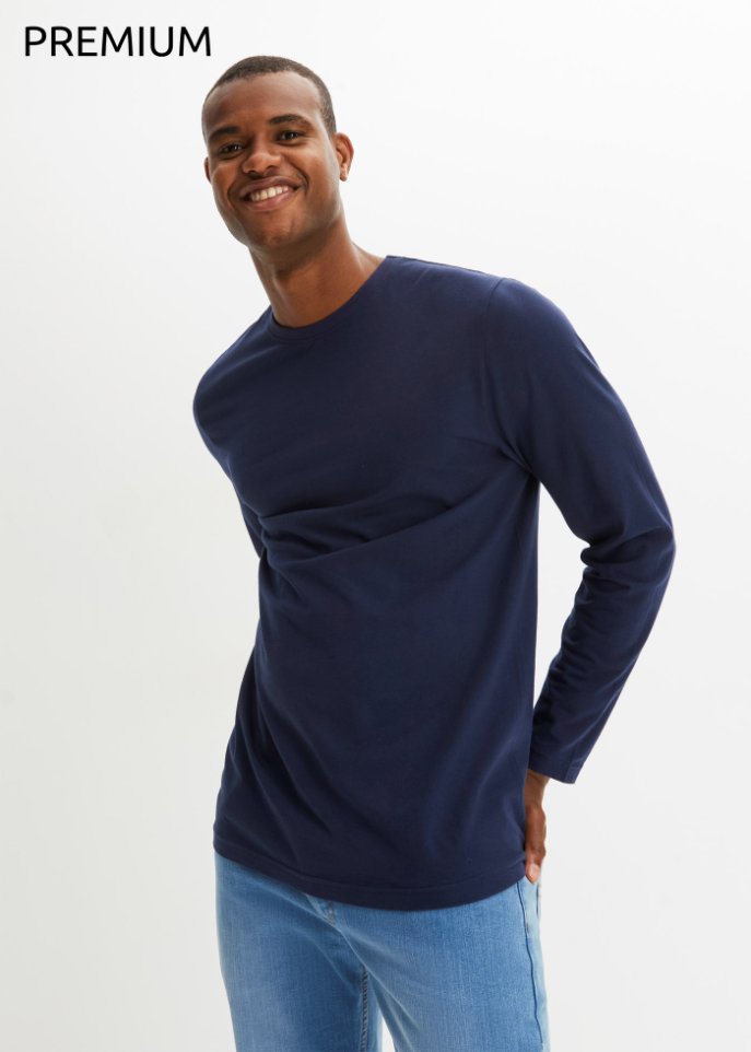 Essential Seamless-Langarmshirt aus Bio-Baumwolle