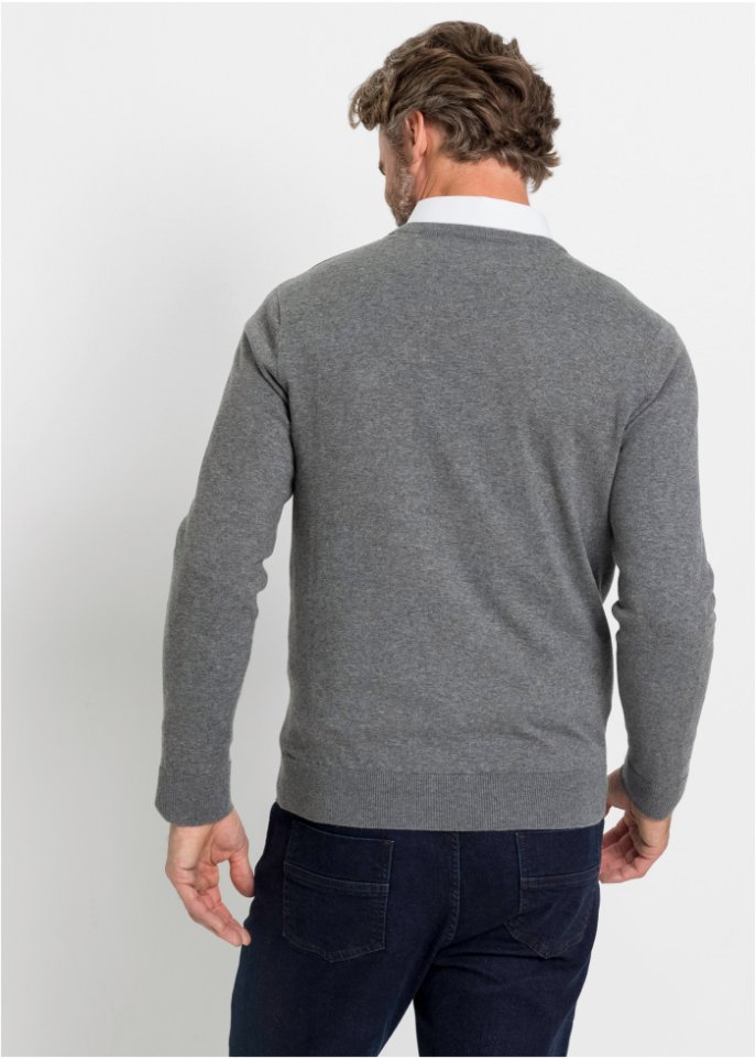 Pullover mit V-Ausschnitt