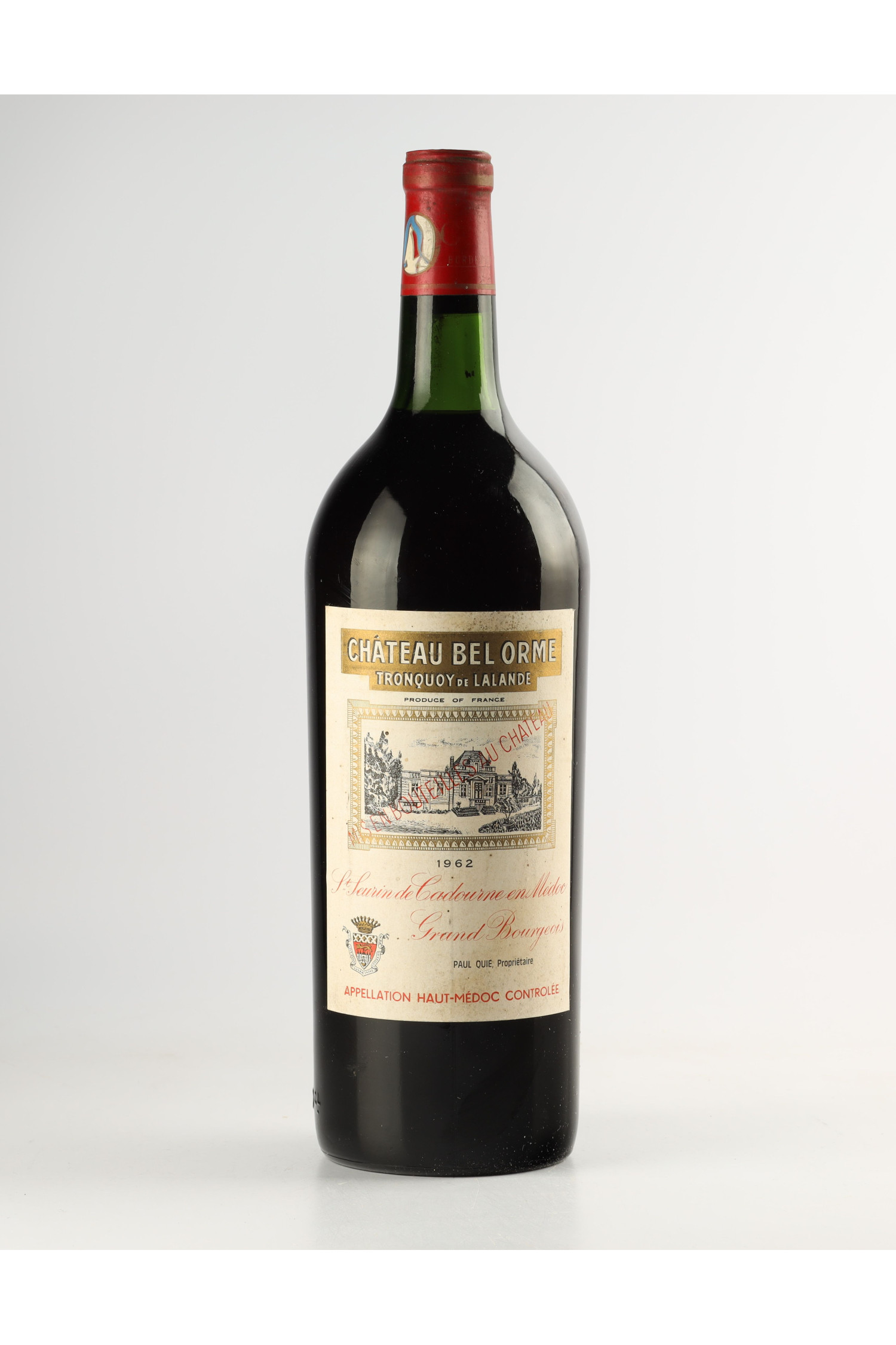 Bel Orme Tronquoy De Lalande Magnum 1962, Haut Medoc