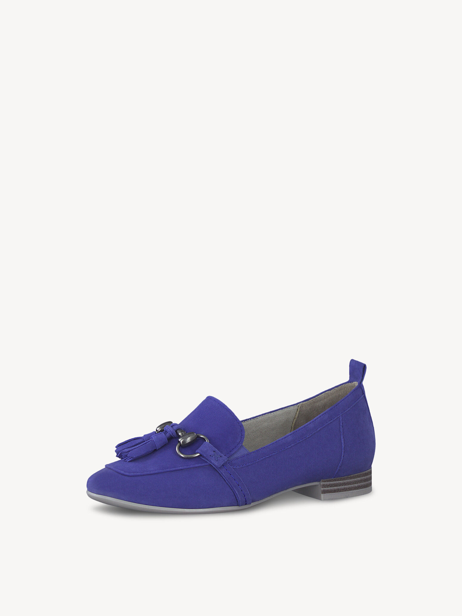 Slipper en cuir - bleu