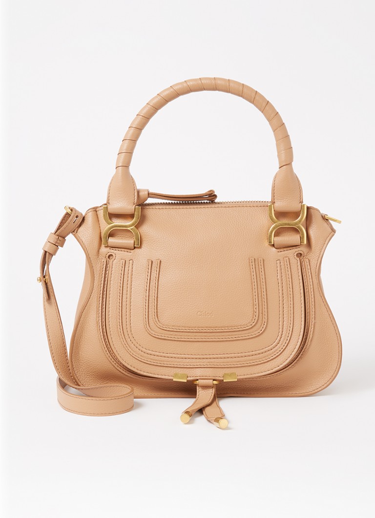Sac bandoulière Chloé Marcie en cuir de veau avec bandoulière amovible