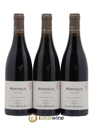Monthélie Château de Puligny Montrachet 2016 - Lot de 3 Bouteilles