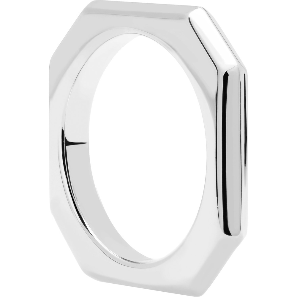 P D Paola Bague pour femme Laiton argent Bague
