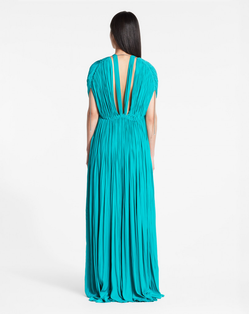 ROBE LONGUE PLISSÉE