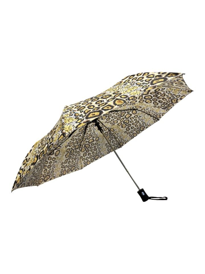ANELY Regenschirm Leopard Muster Kleiner Automatik Taschenschirm in Gelb günstig kaufen onesize