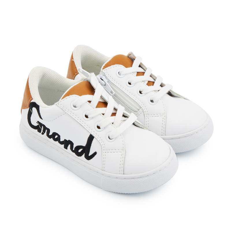Baskets en cuir Mini Simone grand frère