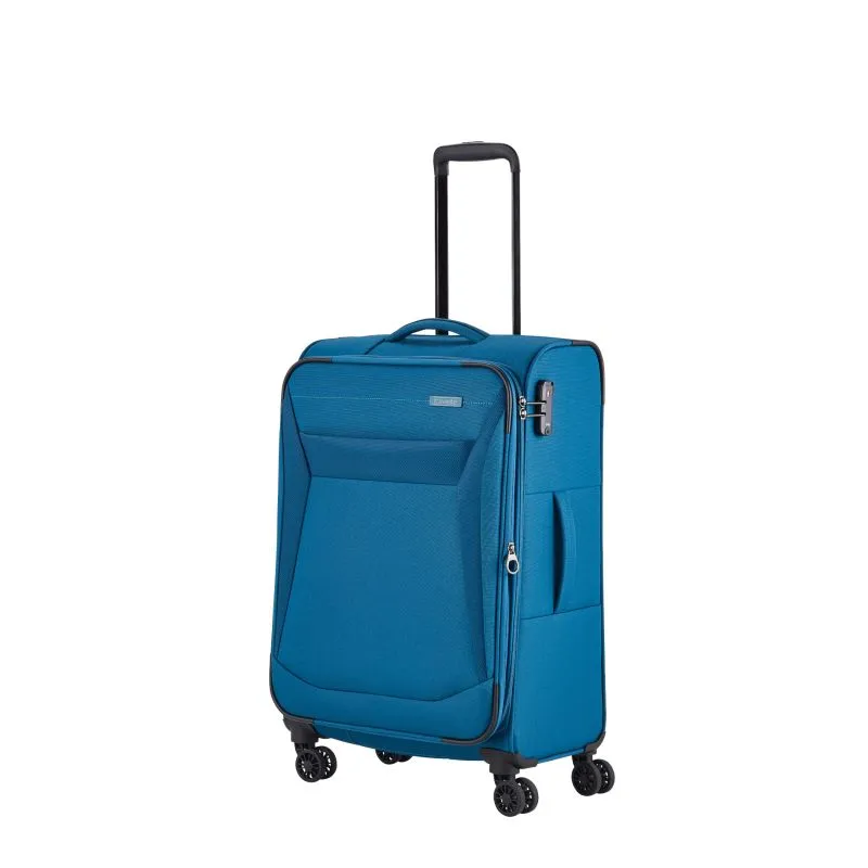 Travelite CHIOS Trolley mit 4 Rollen Größe M - Petrol