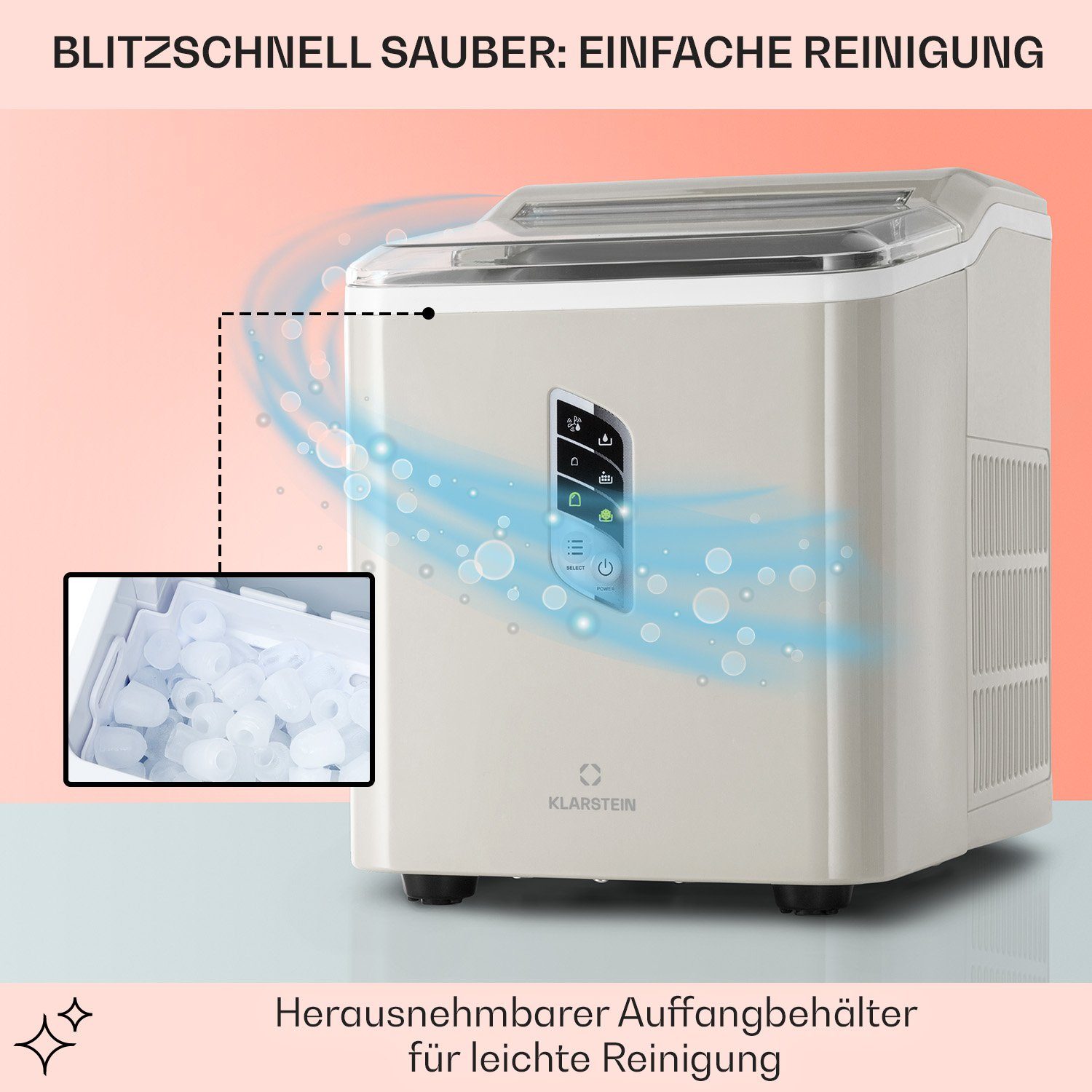 Klarstein Eiswürfelmaschine Albaron