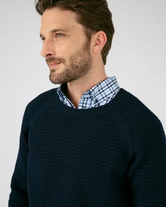 Pull maille chaude laine mérinos