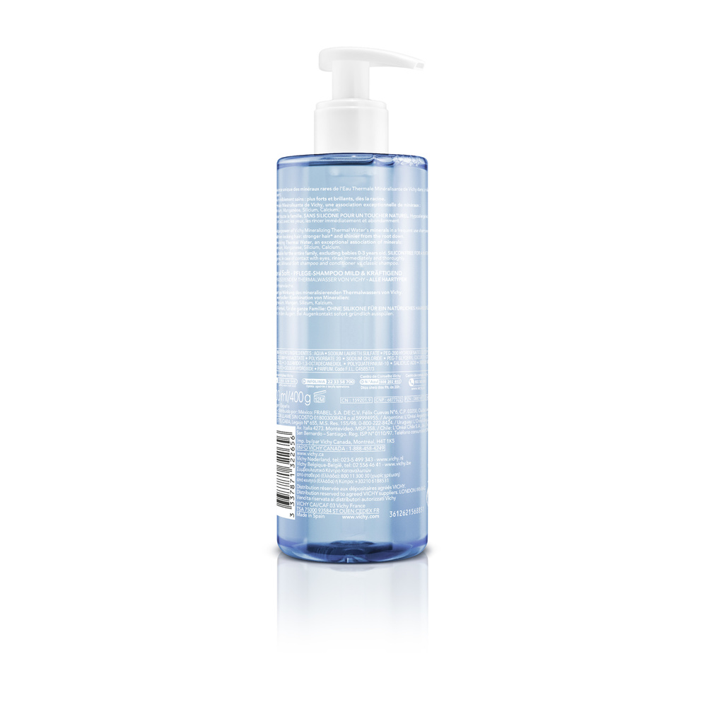 Vichy Dercos Technique Shampooing Doux Fortifiant Tous Types de Cheveux à Usage Fréquent