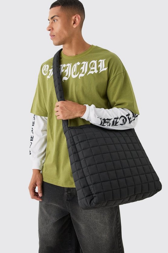Gesteppte Nylon-Tasche