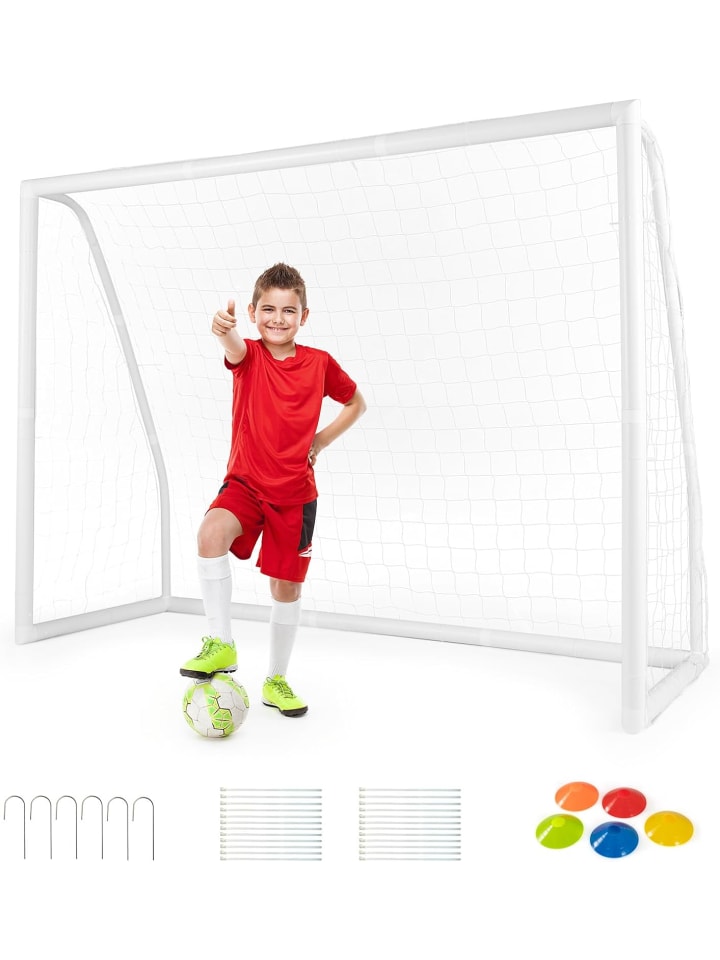 COSTWAY Fußballtor 183x82x120cm in Weiß günstig kaufen onesize