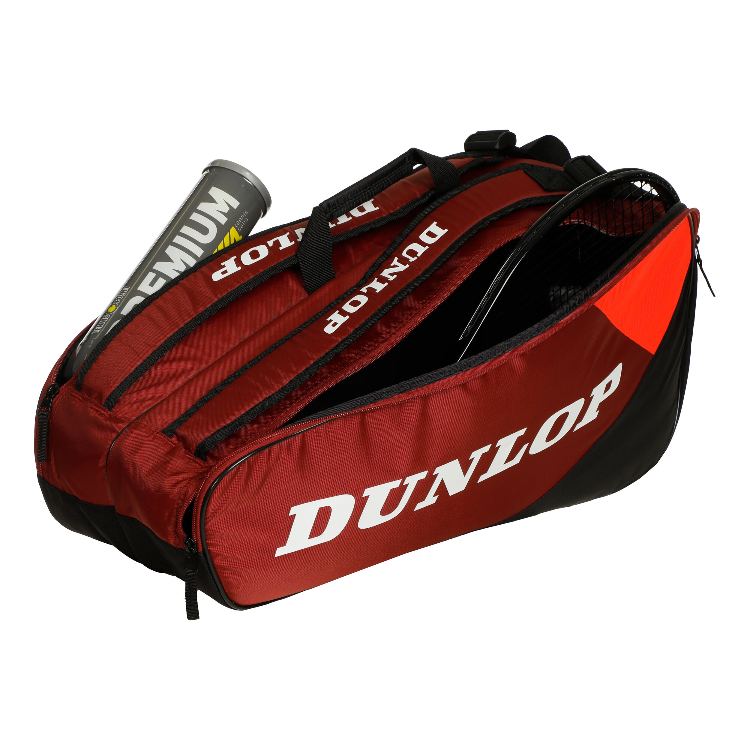 CX Club Schlägertasche 6er - Schwarz, Rot