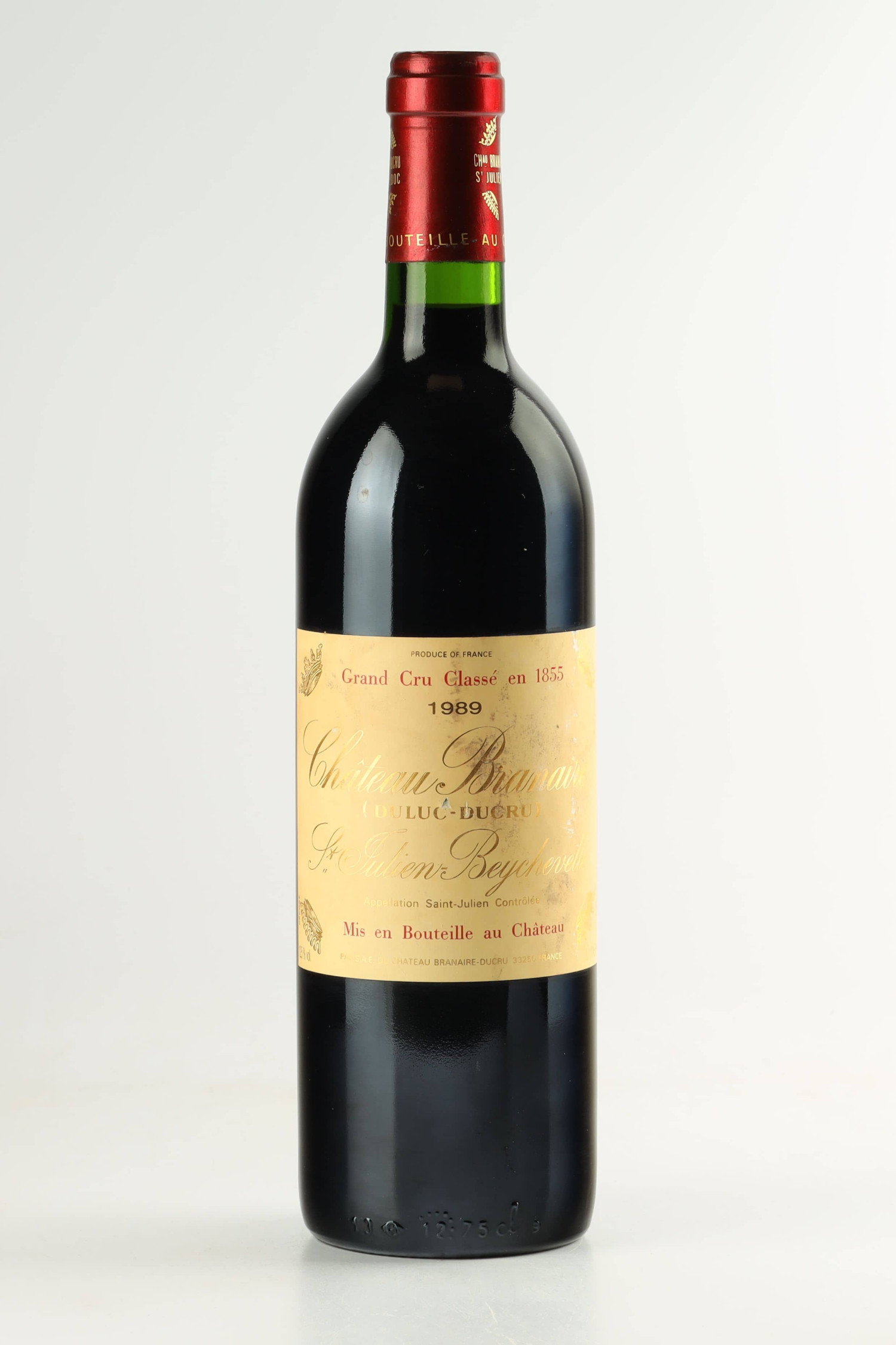 Château Branaire Ducru 1989, Saint Julien