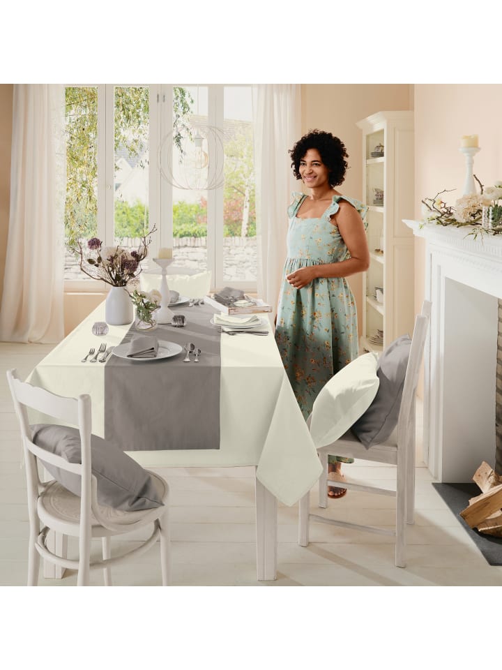 REDBEST Tischdecke Tulsa in creme günstig kaufen