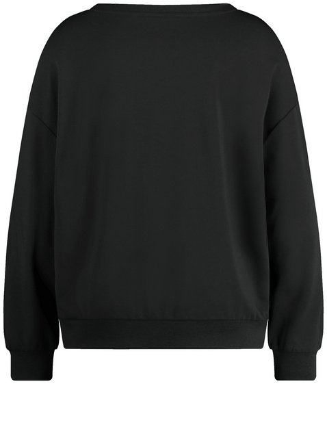Pullover mit Strassbändern am Arm