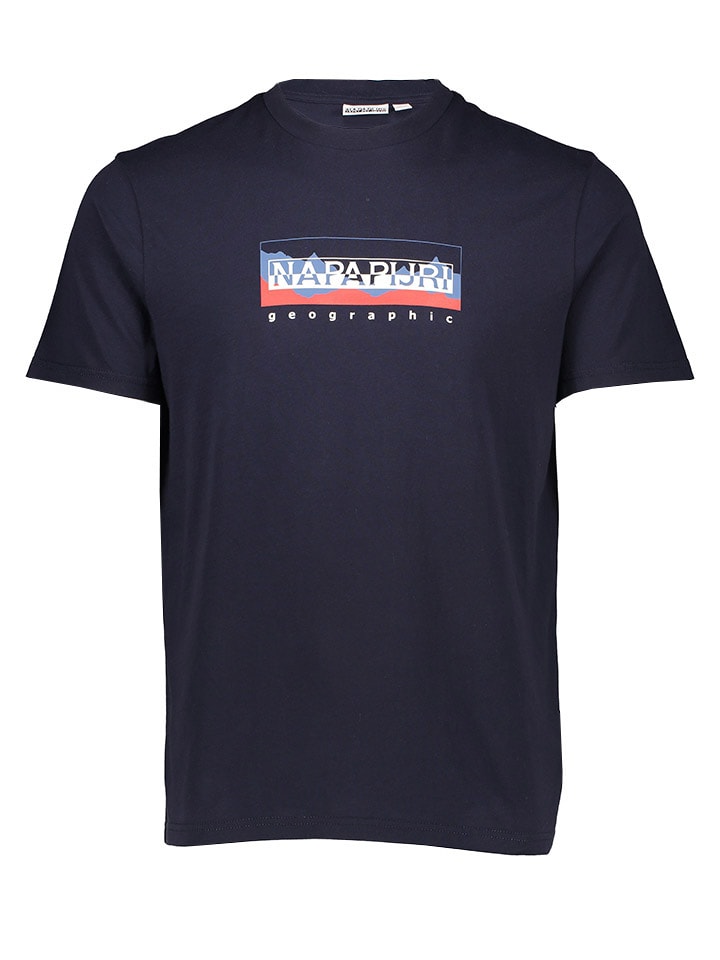 Napapijri Shirt in Dunkelblau günstig kaufen