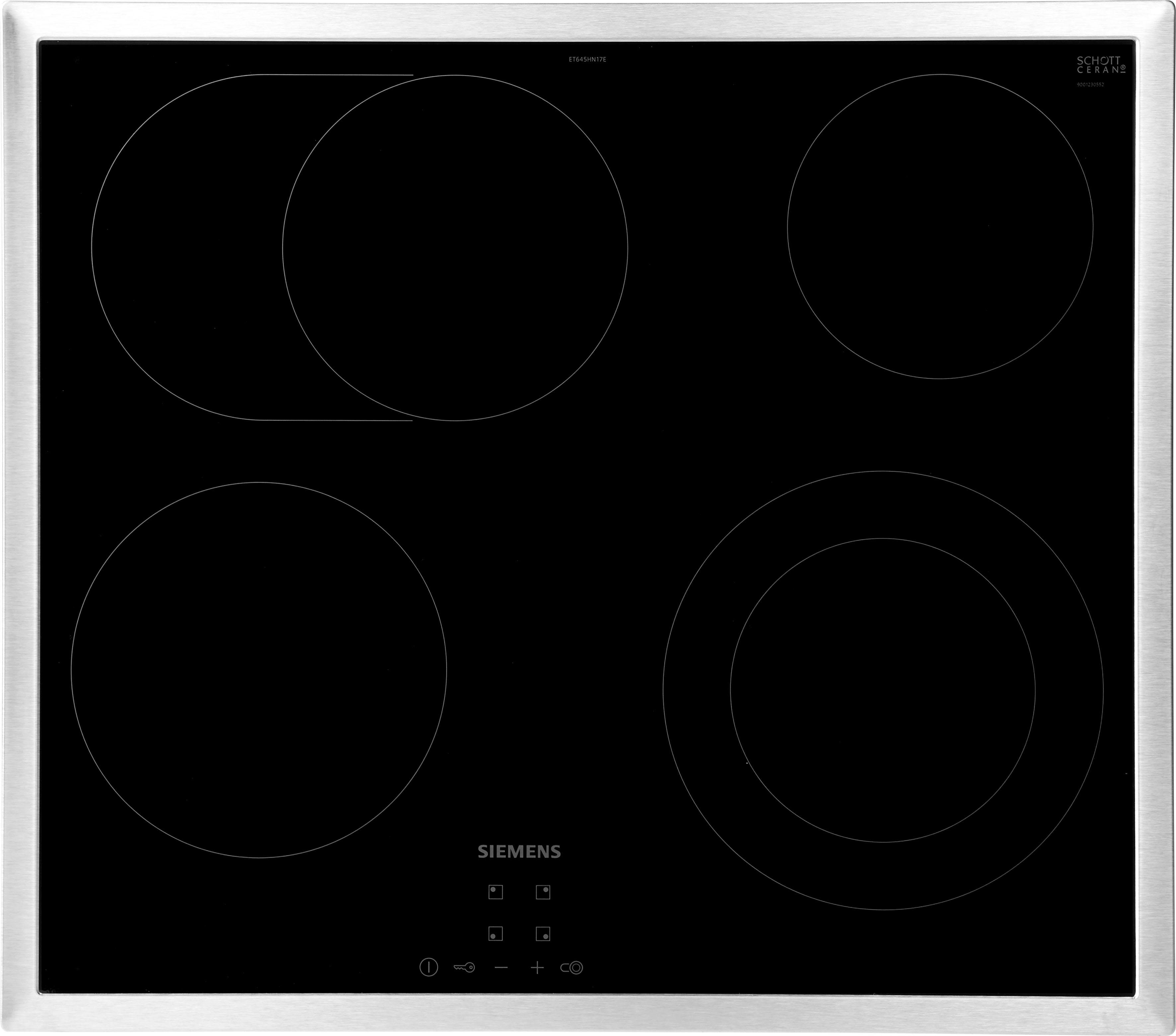 SIEMENS Elektro-Kochfeld von SCHOTT CERAN® iQ300 ET645HN17E