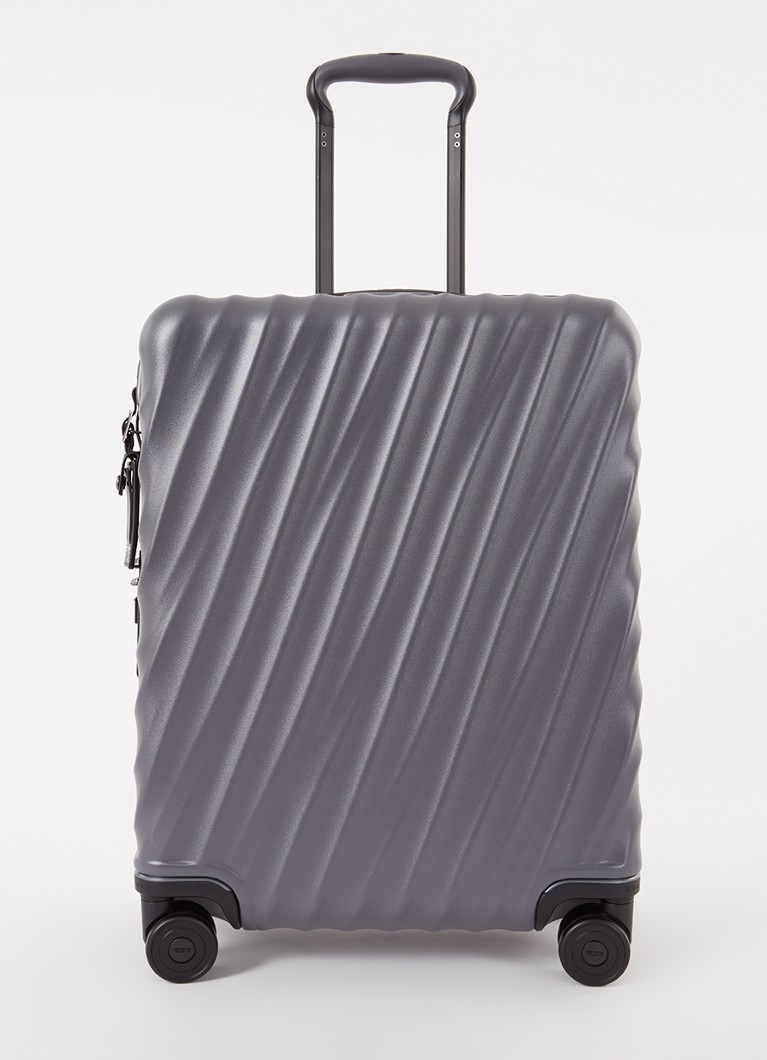 Trottola Tumi estensibile da 55 cm con inclinazione di 19 gradi.