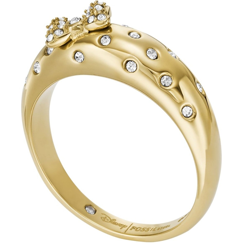 Fossil Bague pour femme Acier inoxydable or Bague