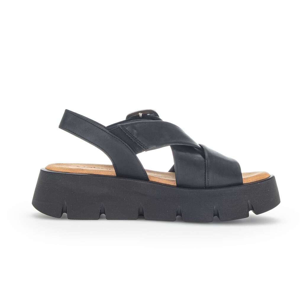 Gabor fashion Plateau Sandale schwarz