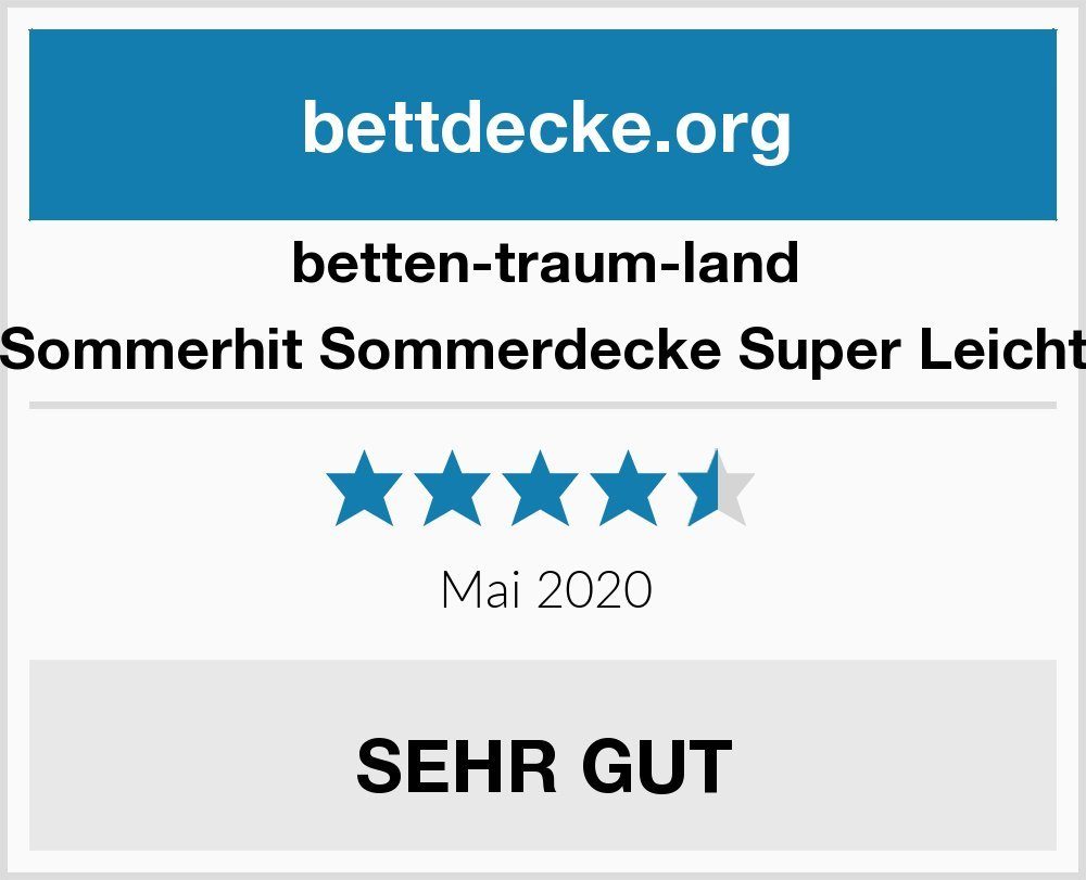 Naturfaserbettdecke, Sommerdecke super leicht Lyocell Tencel Sommerhit 100% Natur, Betten Traumland, Füllung: Lyocell, hergestellt in Deutschland