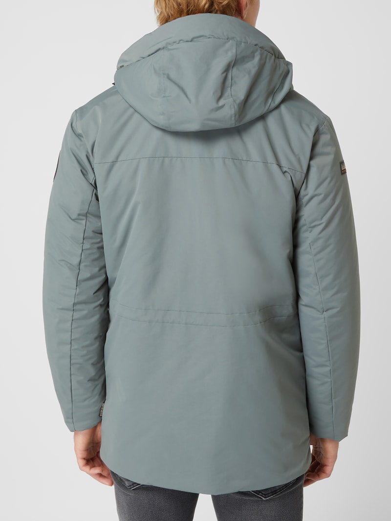 Parka mit Kapuze Modell 'Rankine2' in mittelgrau