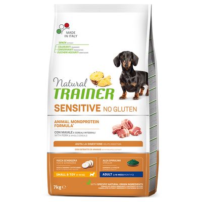 Natural Trainer Sensitive No Gluten Small & Toy Schwein