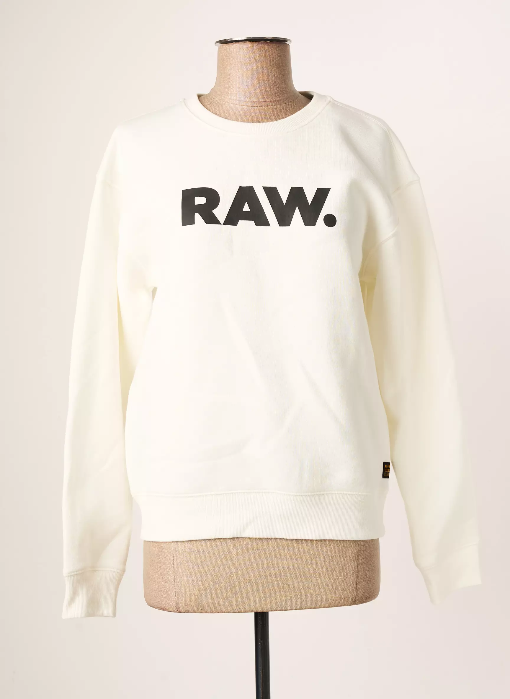 G Star Sweats Femme couleur blanc