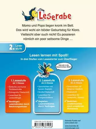 Leserabe - 2. Lesestufe: Der verrückt verhexte Geburtstag
