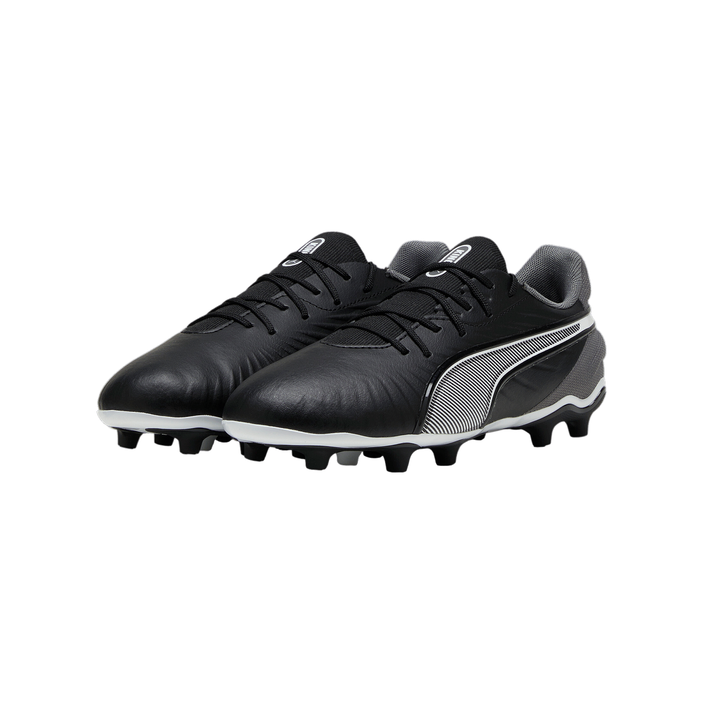PUMA KING Match FG/AG Kids Schwarz F01