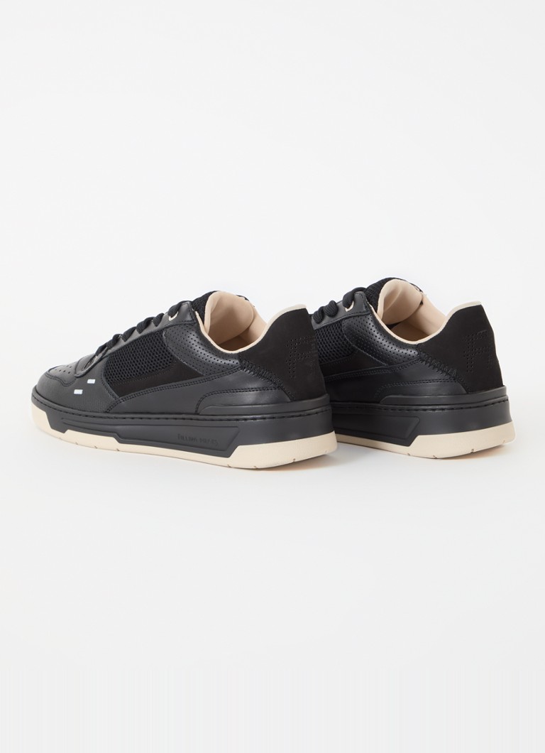 Buty sportowe Filling Pieces Cruiser Crumbs ze skóry z detalami z siateczki