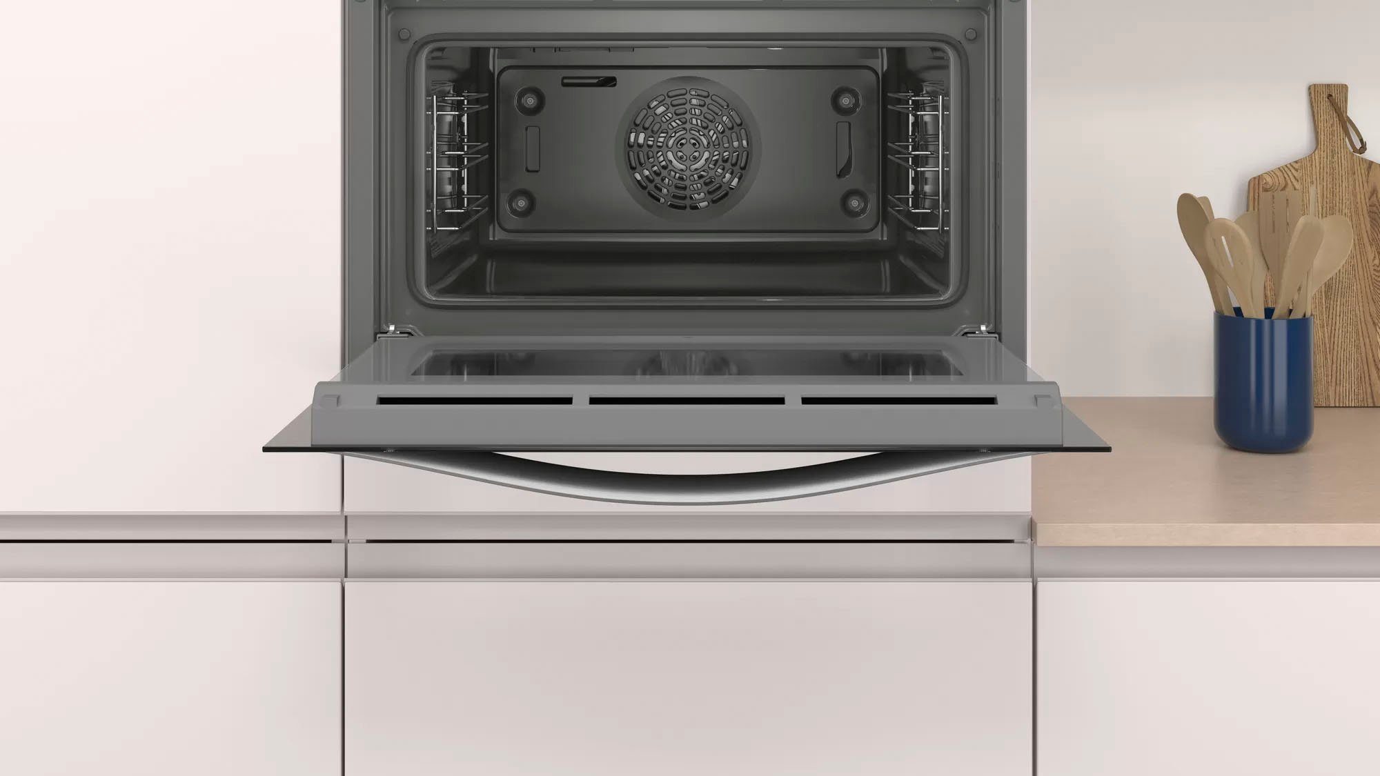 Constructa Einbaubackofen CC3M61052, mit Teleskopauszug nachrüstbar, Hydrolyse