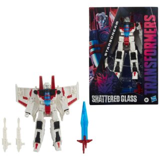 Transformers: Shattered Glass Voyager Class Actionfigur 2021 Starscream 18 cm
