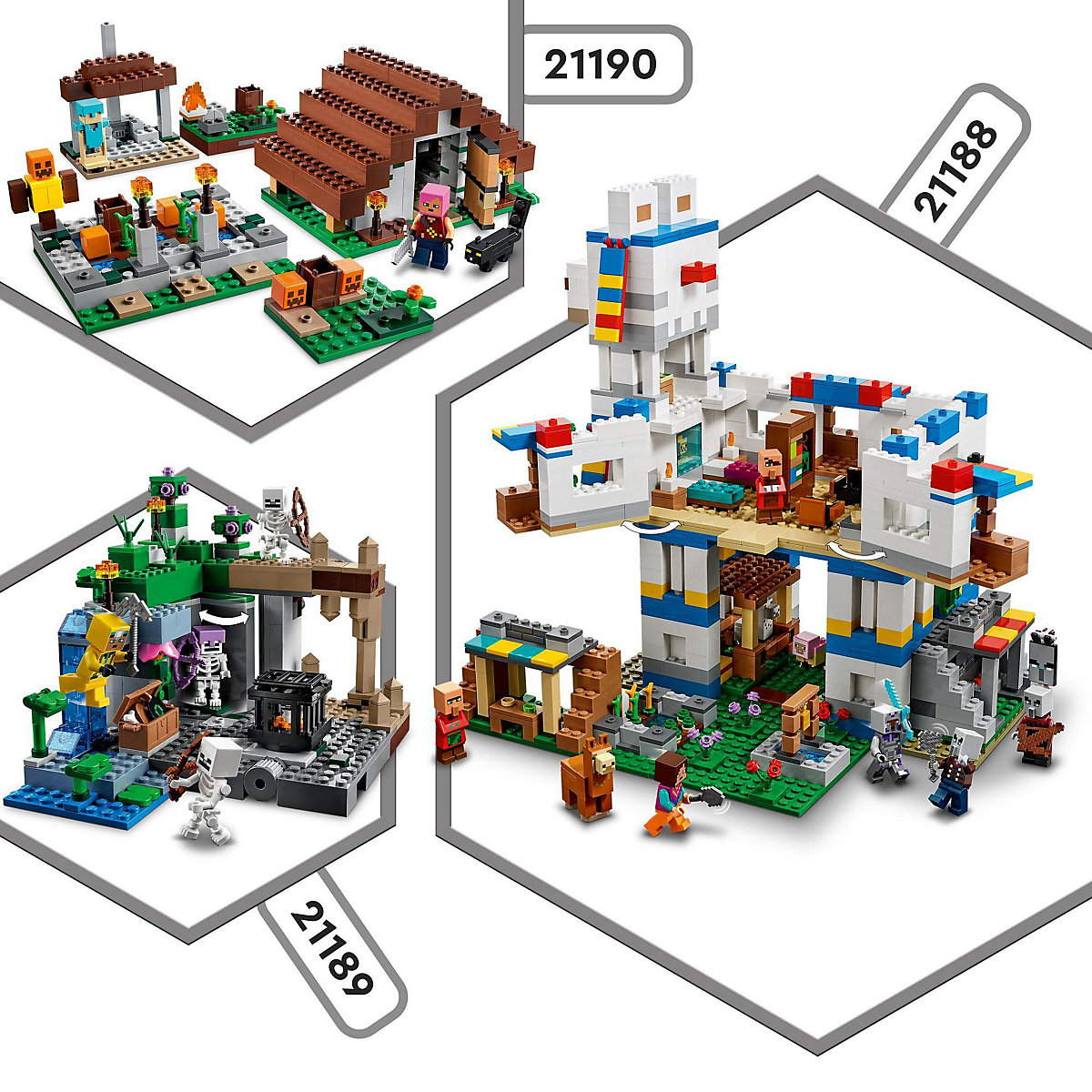 LEGO® Minecraft 21189 Das Skelettverlies