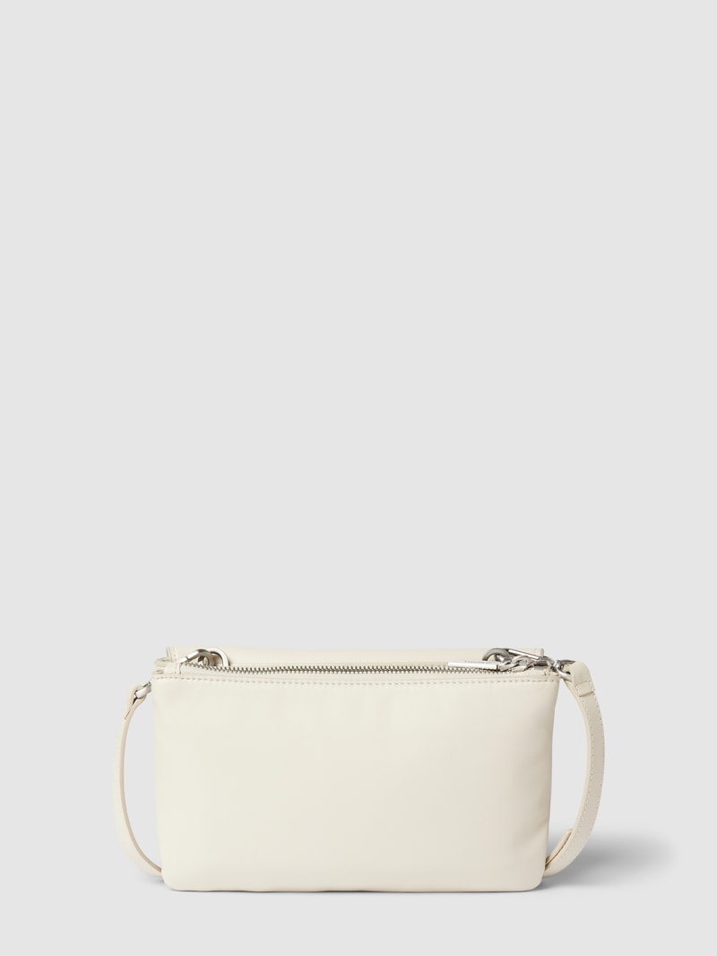 Handtasche mit Label-Detail in offwhite