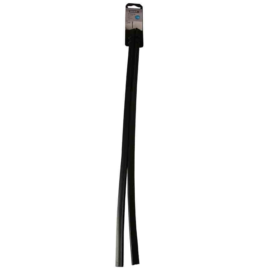 Kantenschutz fürs Auto, schwarz, L-förmig, von Norauto, 85 cm, 2 Stück - ATU