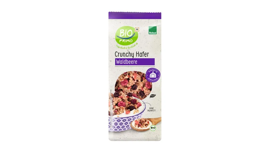 BIO PRIMO Bioland-Crunchy Waldbeere 500 g