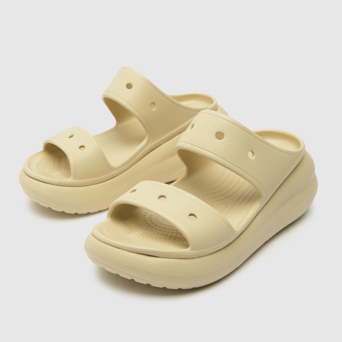 Crocs Crush szandál kő színben